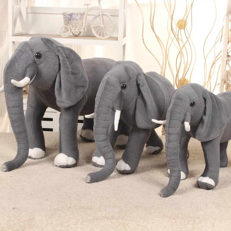 Simulation elephant plush toy