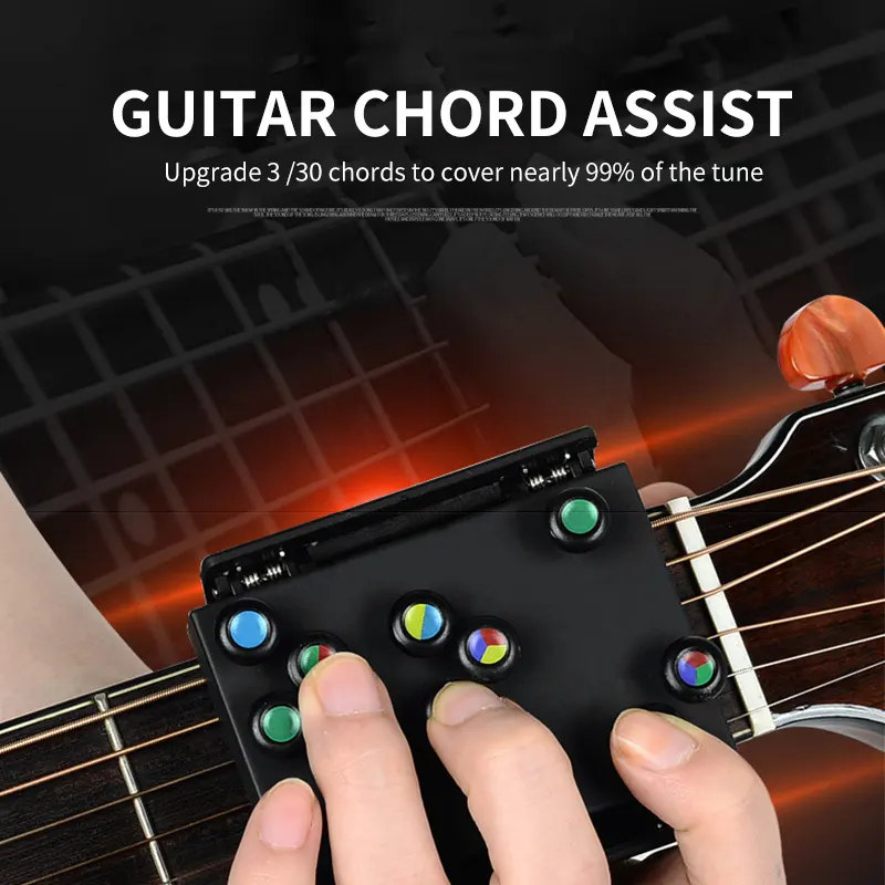 Guitar Trainer Practice Acoustic Accessories Chord Buddy 21 Chords