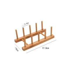 Tableware display wooden tea cake rack - Small Rack - View 1