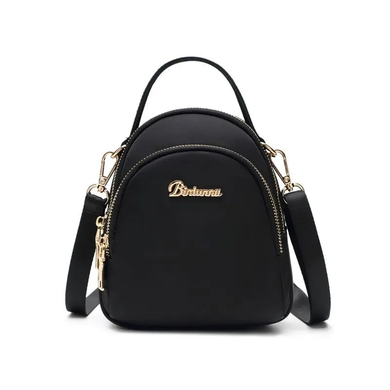 Presbyopia mini single shoulder messenger bag - Black