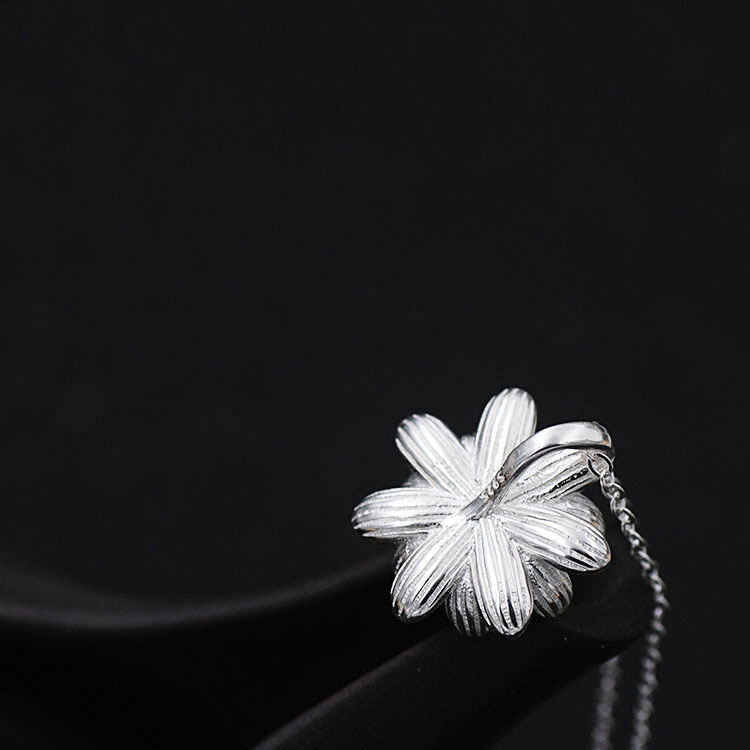 Vintage ethnic lotus necklace