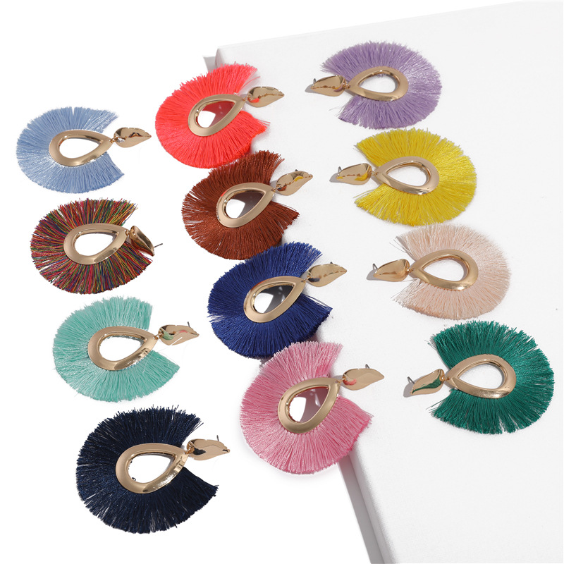 Ethnic style individual earrings