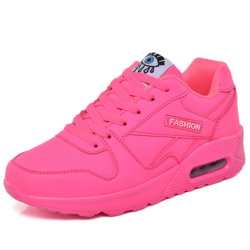 Pure color low heel casual shoes Red - Shop at LoveMi