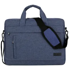Computer shoulder bag - Blue - View 1