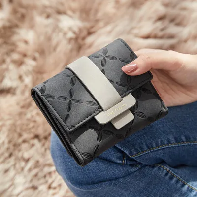 Folding coin purse Black - Shop at LoveMi