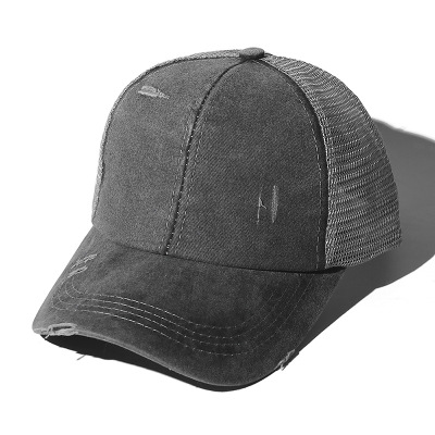 Title 4, Ponytail Baseball Cap Cross Hole Opening