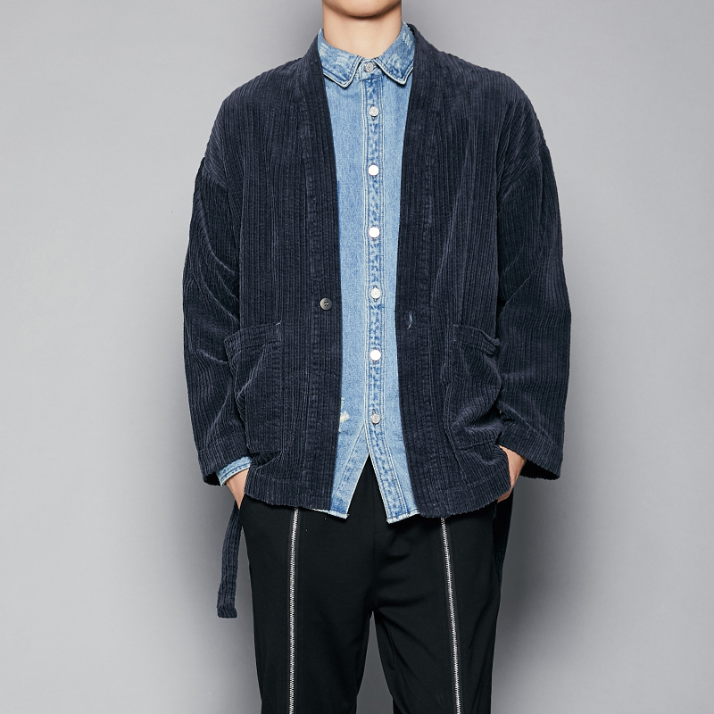 Men's long sleeve denim shirt