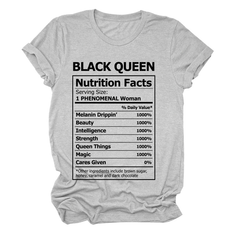 Letter Simple Print T-shirt Casual Short Sleeve