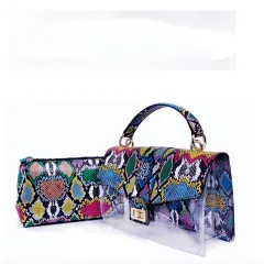 Women's snake print shoulder bag - Snake Pattern - View 1