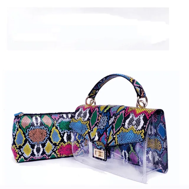 Women's snake print shoulder bag Snake Pattern - Shop at LoveMi
