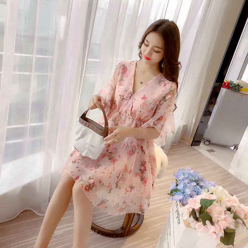 Floral Chiffon Dress