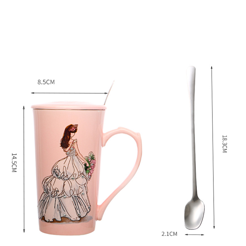 Large capacity mug ceramic cup