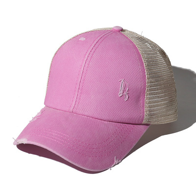 Title 2, Ponytail Baseball Cap Cross Hole Opening