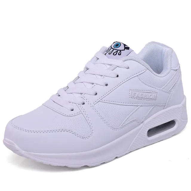 Pure color low heel casual shoes White - Shop at LoveMi