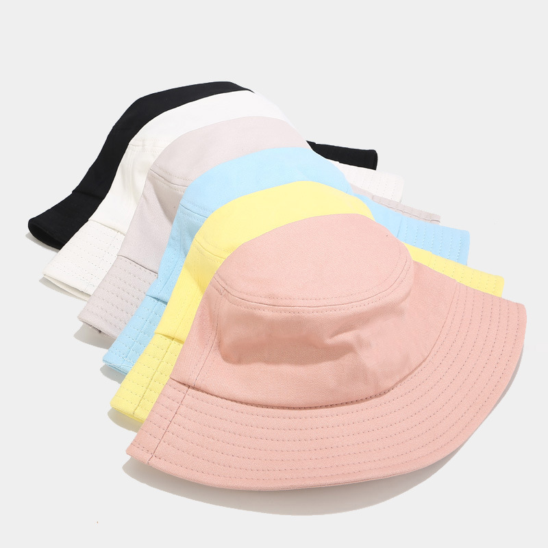 Macaron Satin Board Fisherman Hat