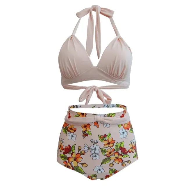 Polka dot high waist swimsuit 09Swimsuit 3Xl - Shop at LoveMi