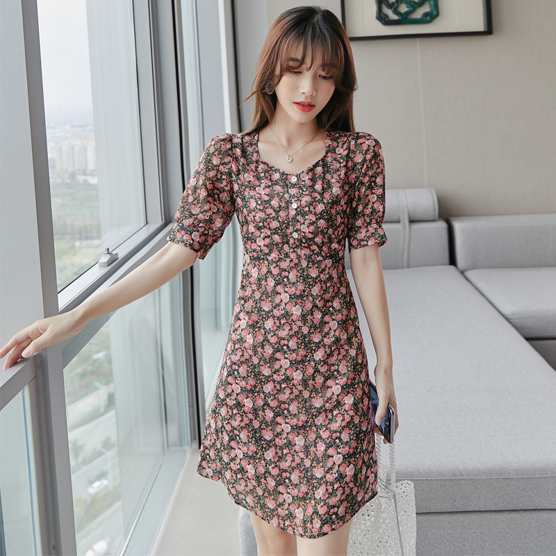 Floral Chiffon Dress