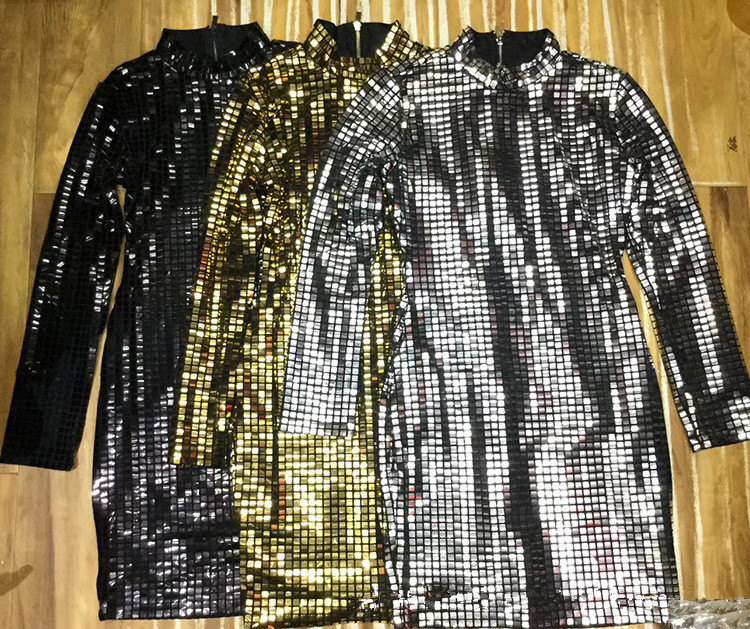 Bag hip bottoming dress