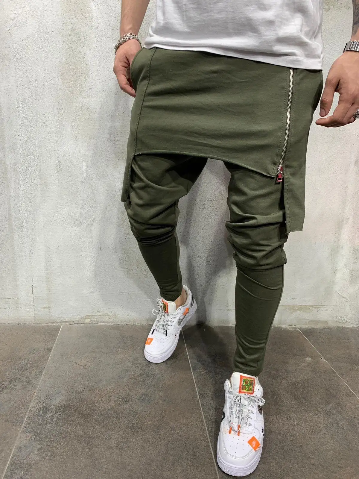 Personalized casual two-layer sports trousers