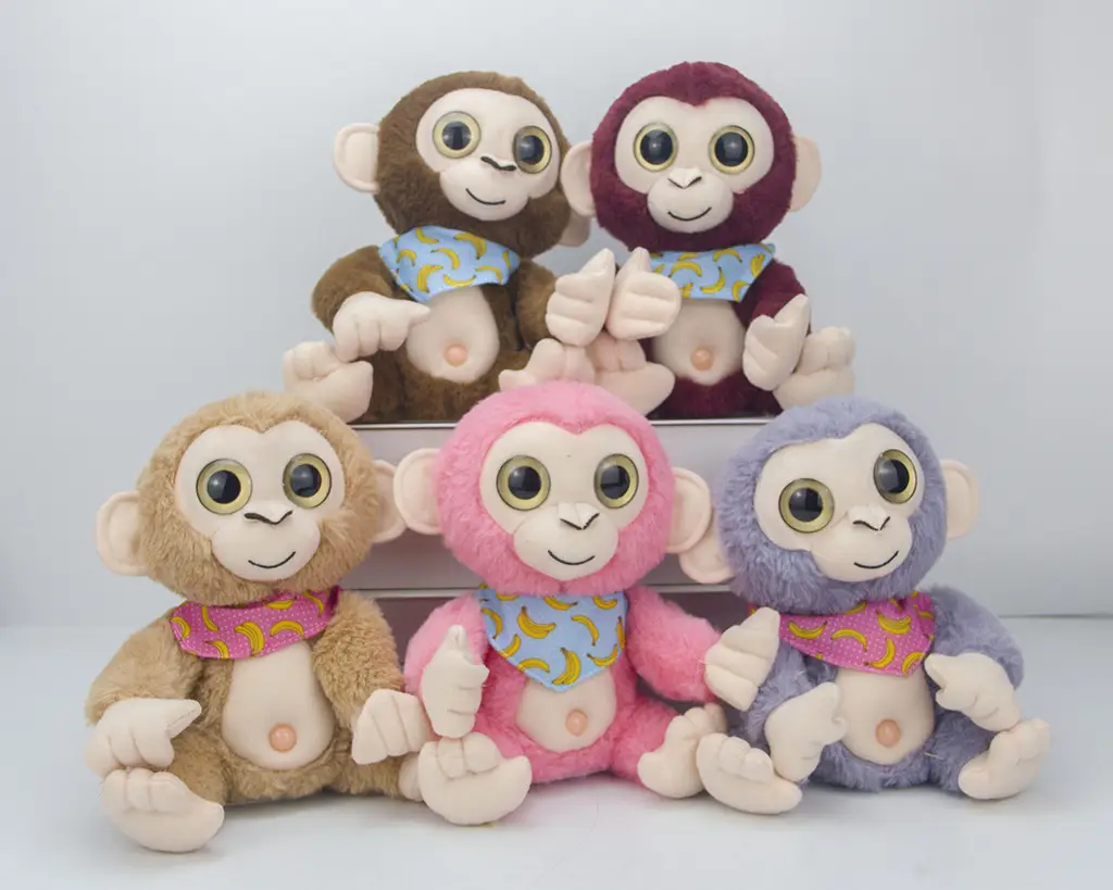 Electric monkey plush toy