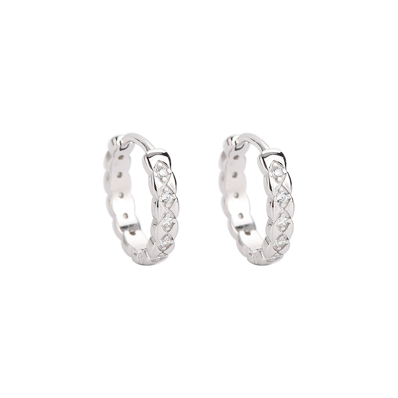 Diamond Zircon Earrings