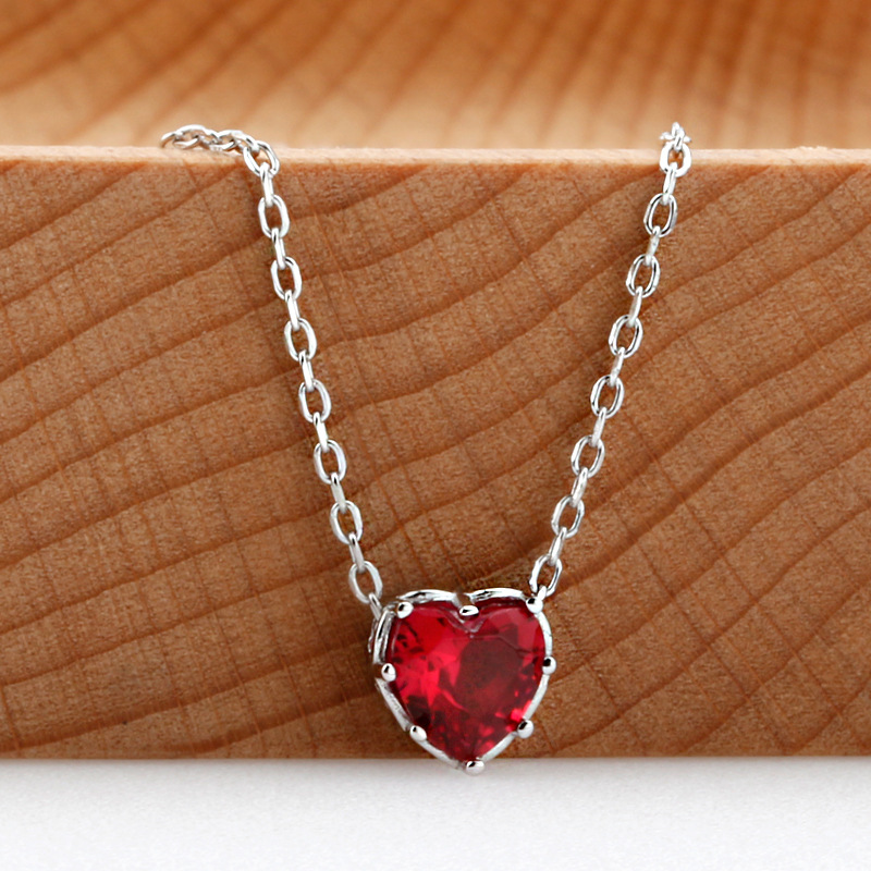 Zircon Heart Pendant