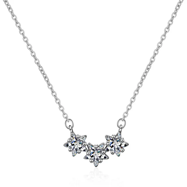 Korean star necklace Silver - Shop at LoveMi