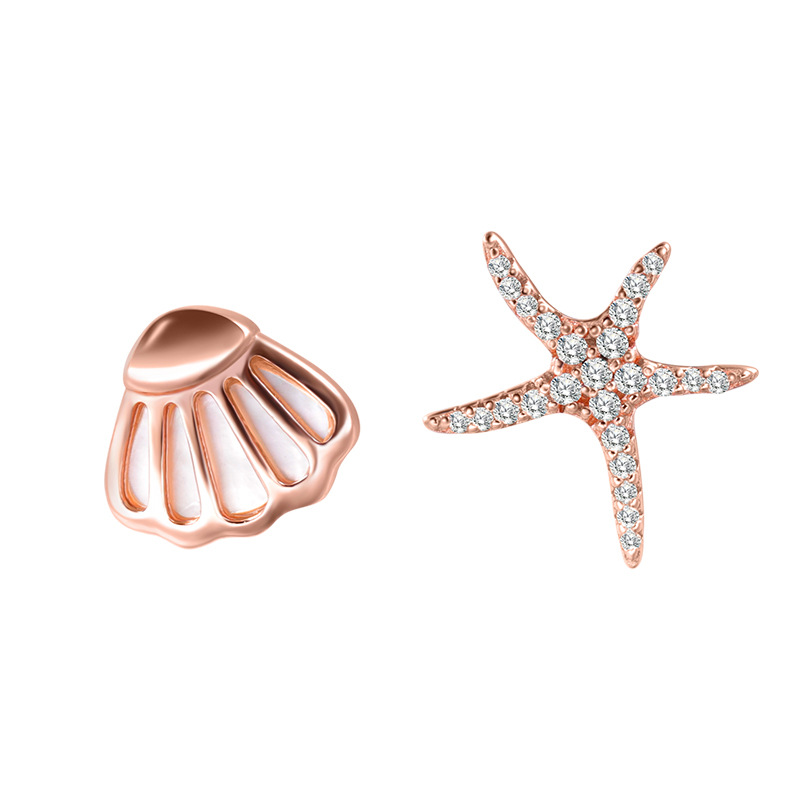 s925 sterling silver shell earrings women
