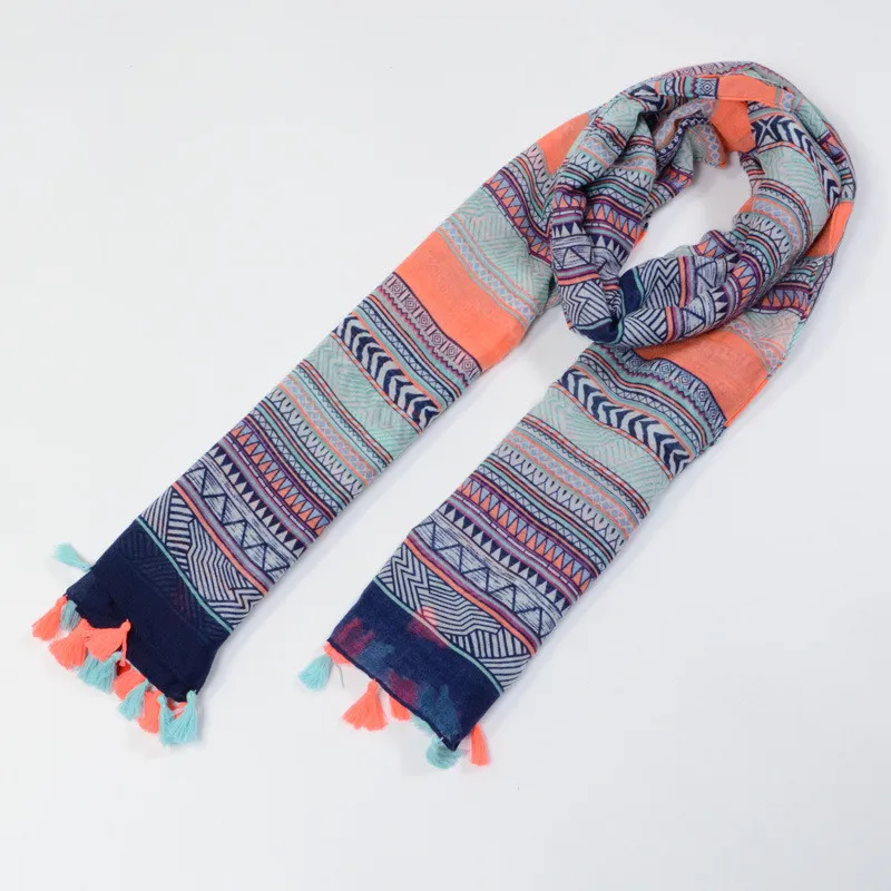 Bohemian hanging beard scarf - Scarf-180X96Cm