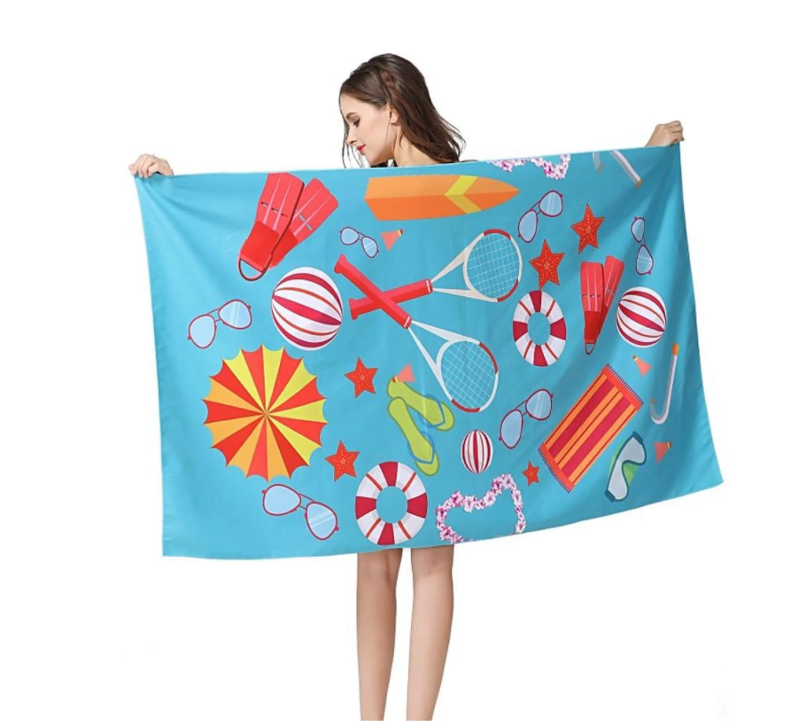 Sports quick-drying bath towel