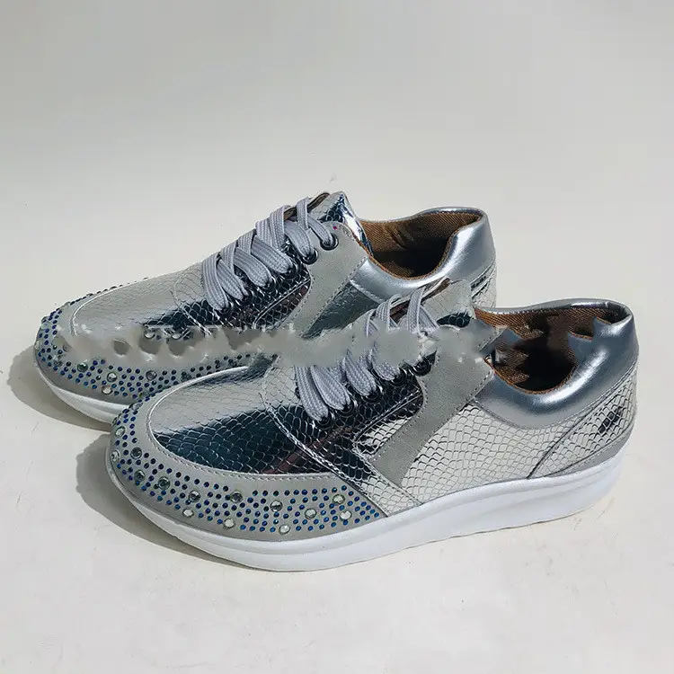 New slope heel flat bottom casual shoes