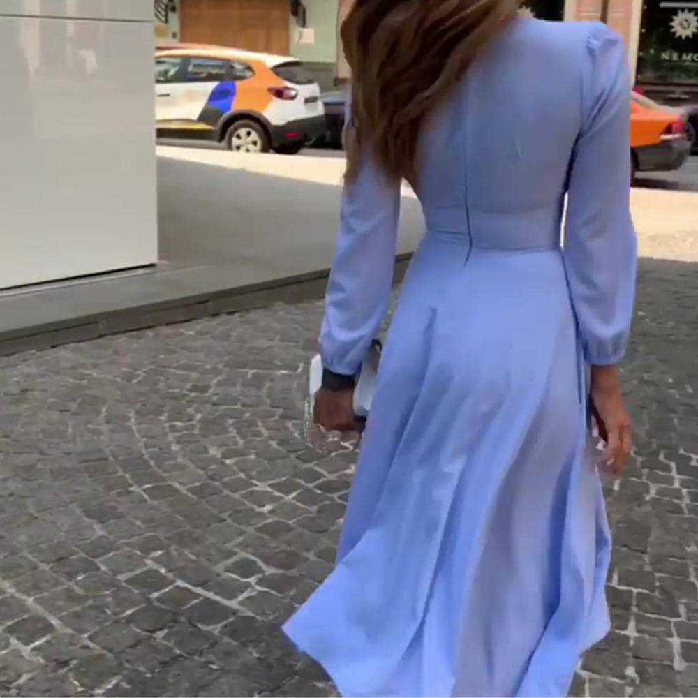 Korean lace up dress