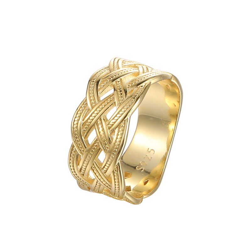 Twist mesh hollow ring