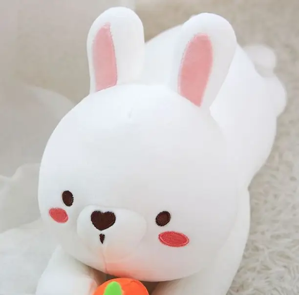 Rabbit With Carrot Soft Stuffed Plush Toy