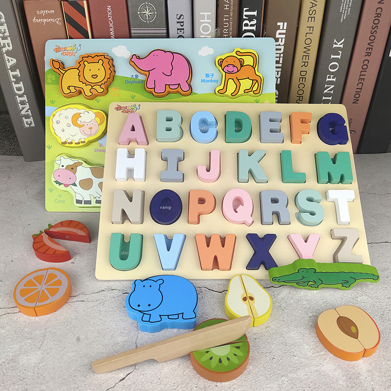 Three-dimensional puzzle wooden 3d shape puzzle