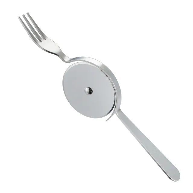 Stainless Steel Cake Cutter with Knife and Fork Silver - Shop at LoveMi