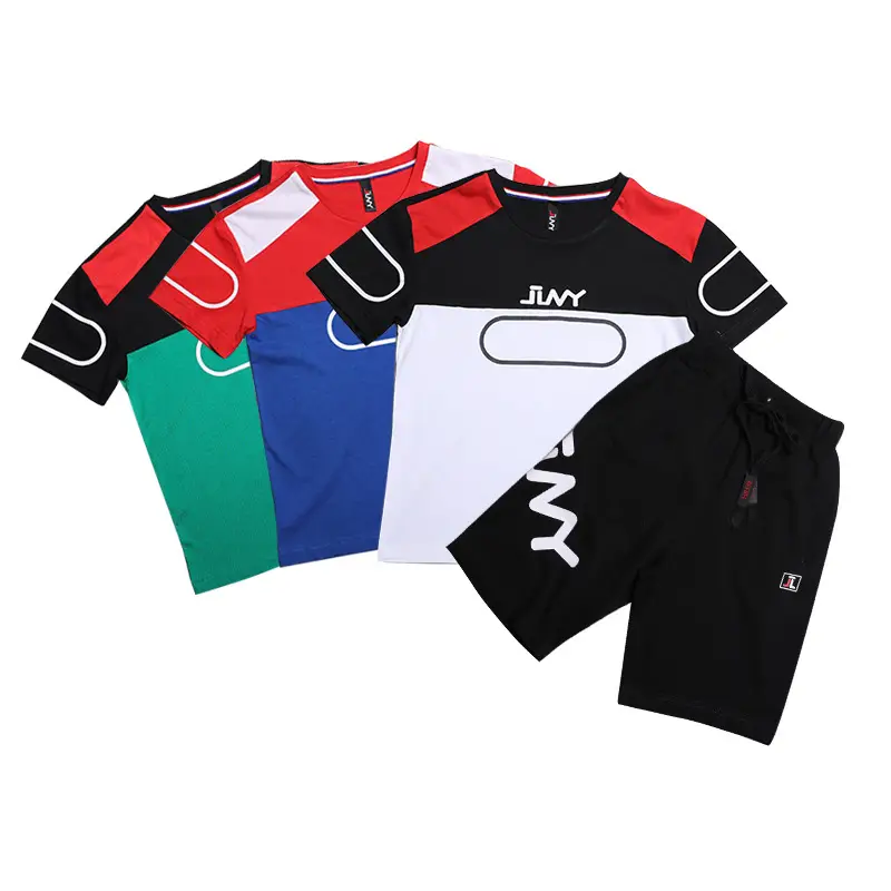 Cotton boy's short sleeve suit
