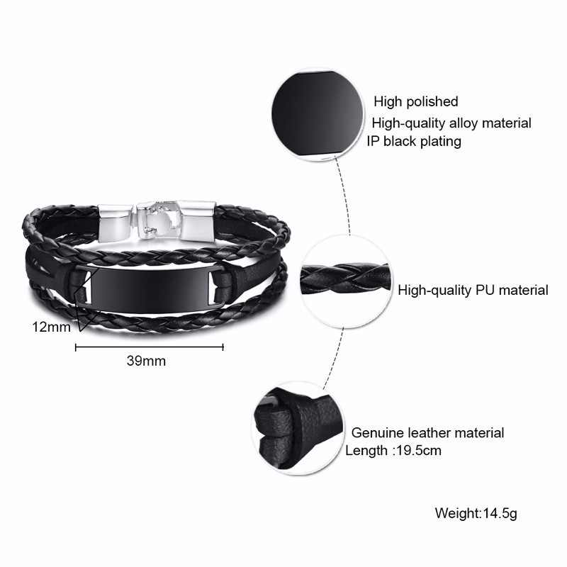No leather bracelet