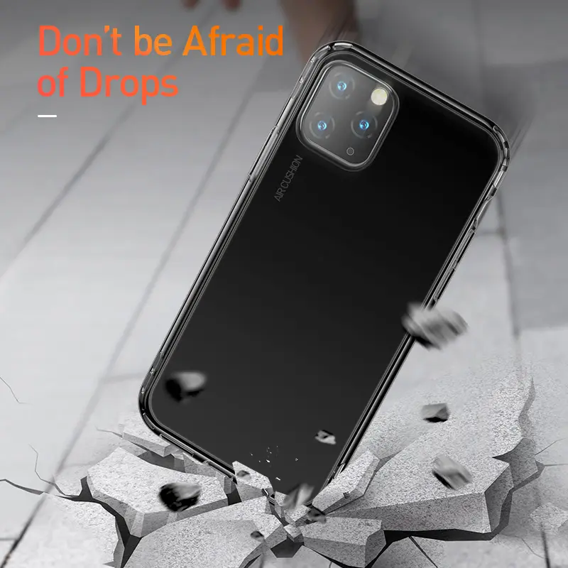 Anti-drop tpu transparent protective shell
