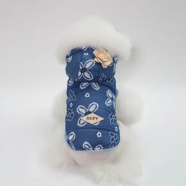 Pet denim jacket Dark Blue - Shop at LoveMi