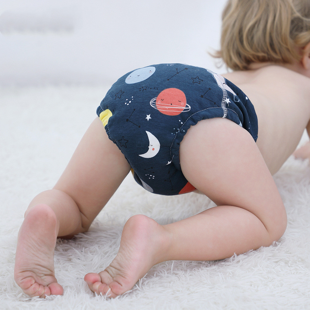Baby training learning pants baby gauze diaper pants — foto 3