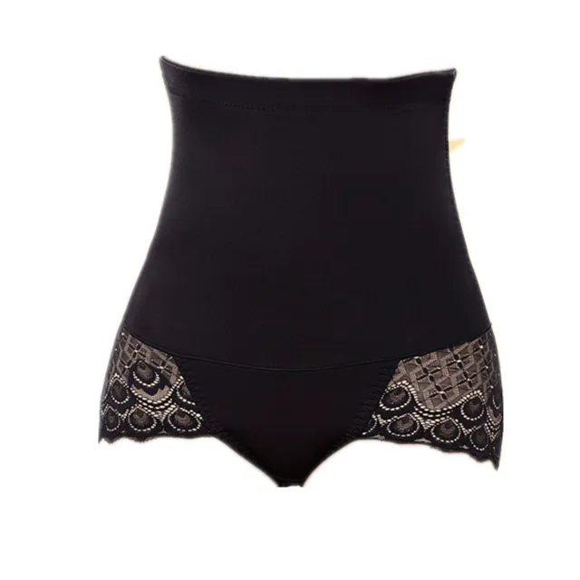 High waisted belly shaping underwear Black - Shop at LoveMi