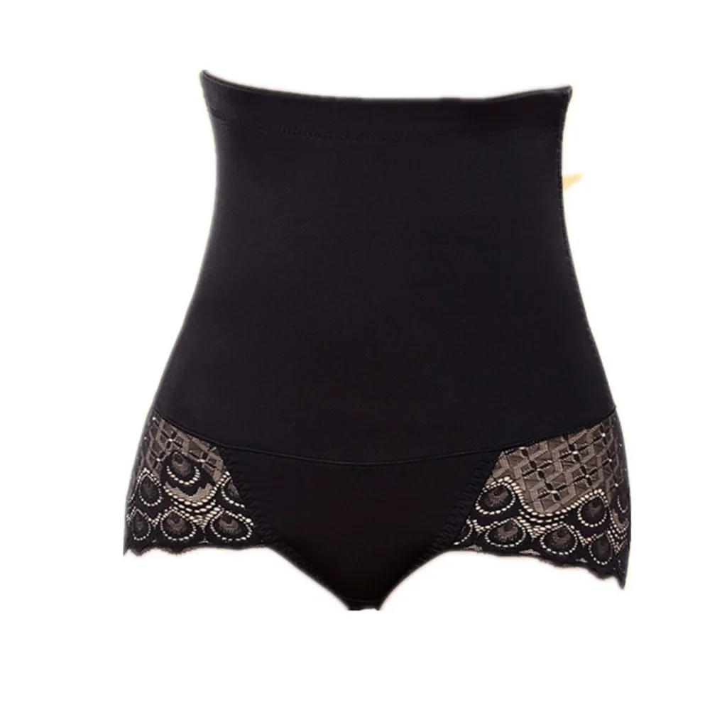 High-waisted belly shaping underwear - Black