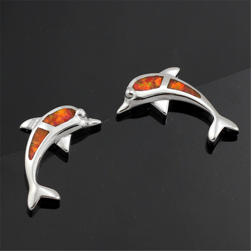Vintage dolphin earrings