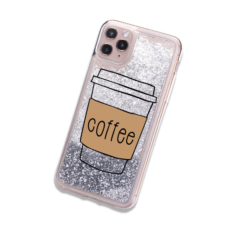 Quicksand beverage phone case – Color F, IPhone11