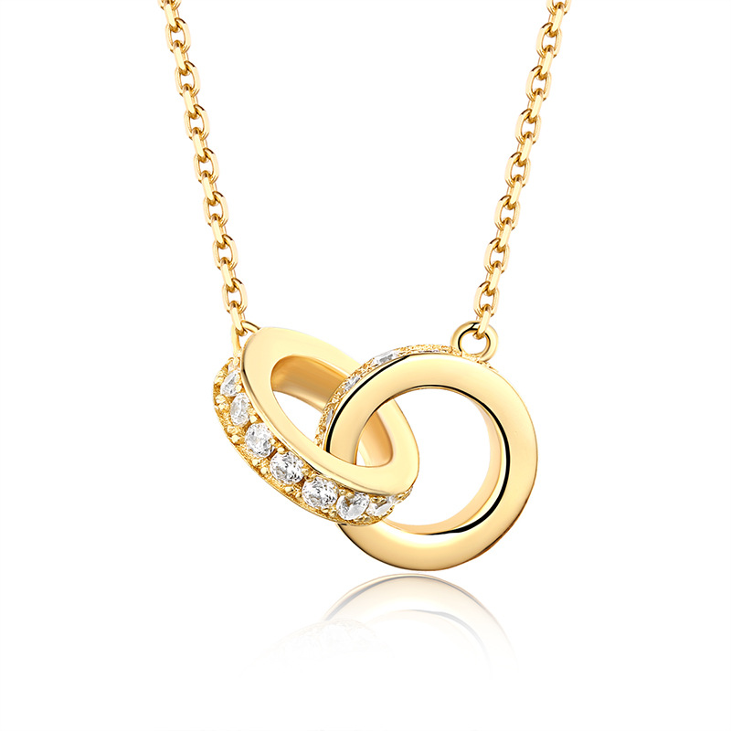Round Double Ring Pendant