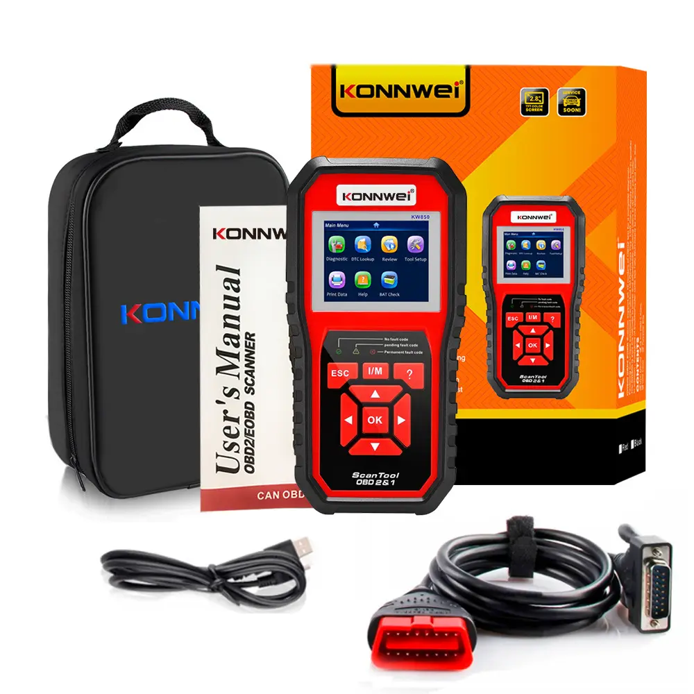 KW850 OBD2 CAN BUS Code Reader car