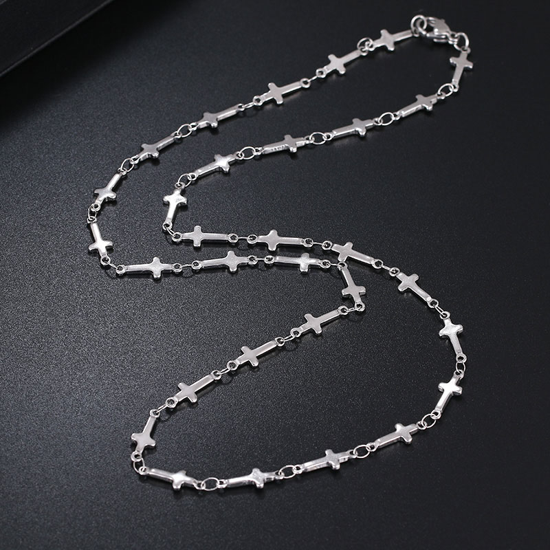 Stainless steel ladies necklace