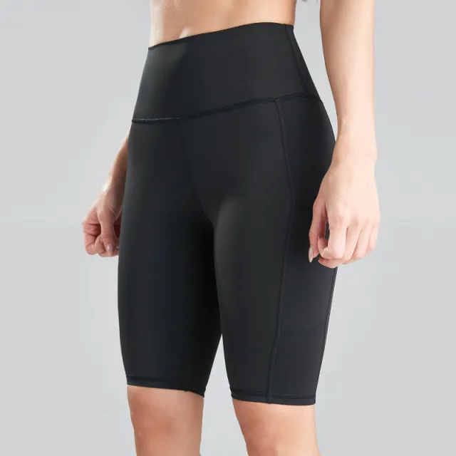 Pocket tight hips high waist stretch fitness yoga pants Black - Shop at LoveMi