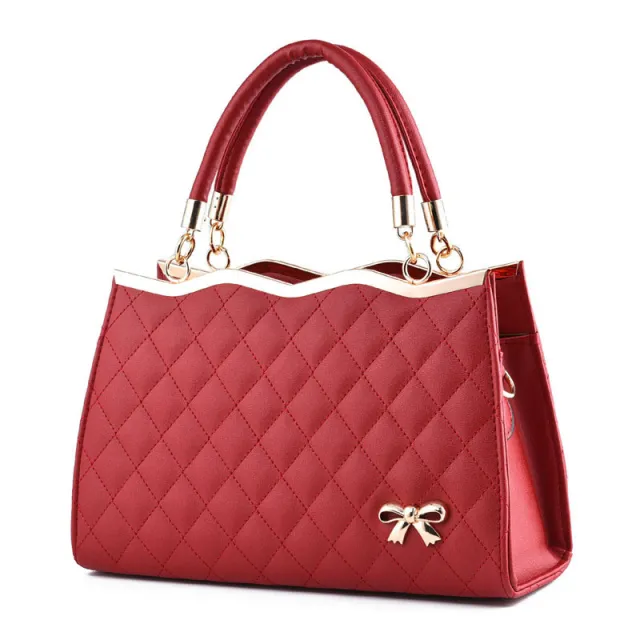 Crossbody shoulder bag with bow Red - Shop at LoveMi